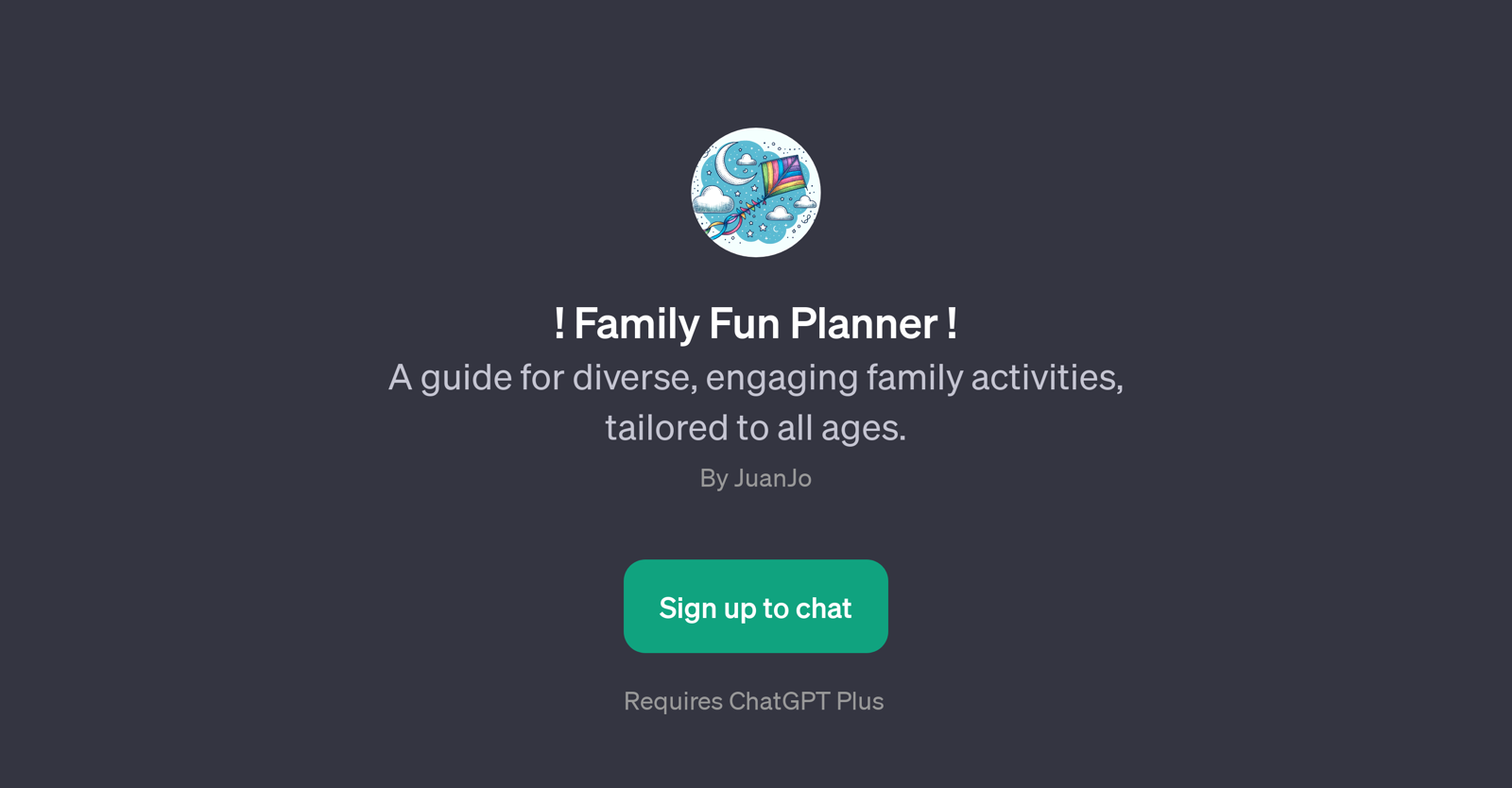 Family Fun Planner website