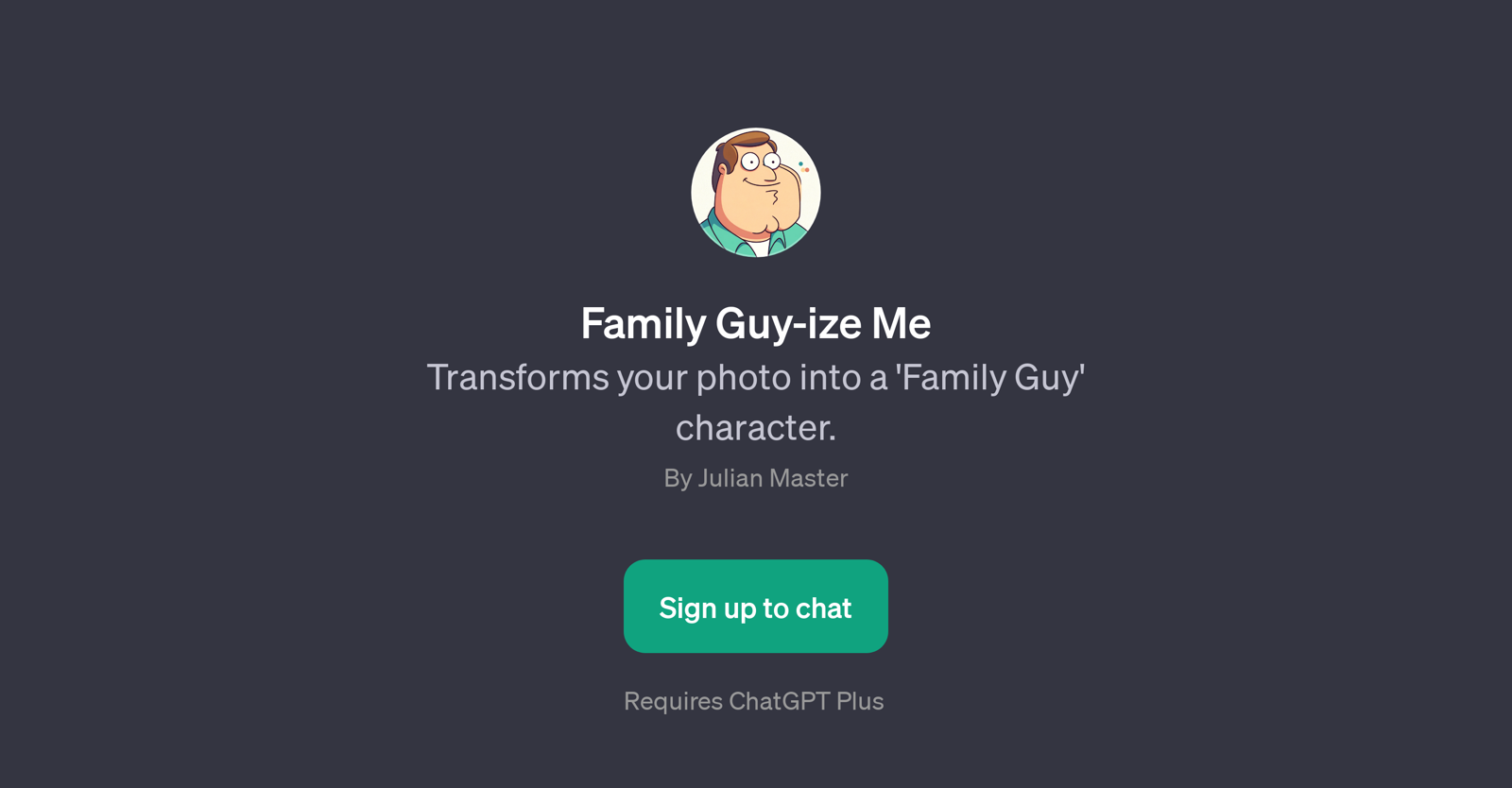 Family Guy-ize Me website