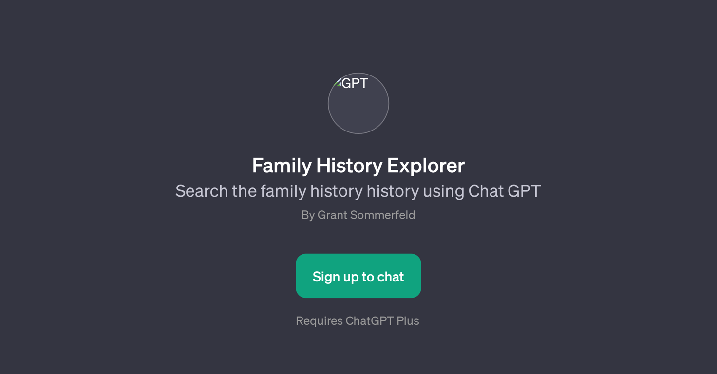 Family History Explorer website
