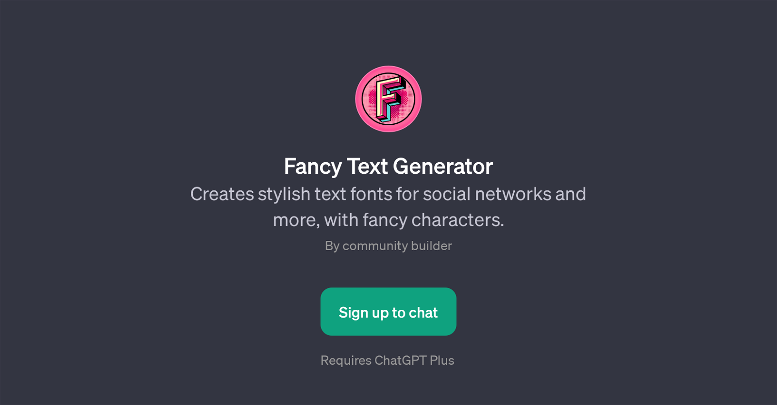 Fancy Text Generator website