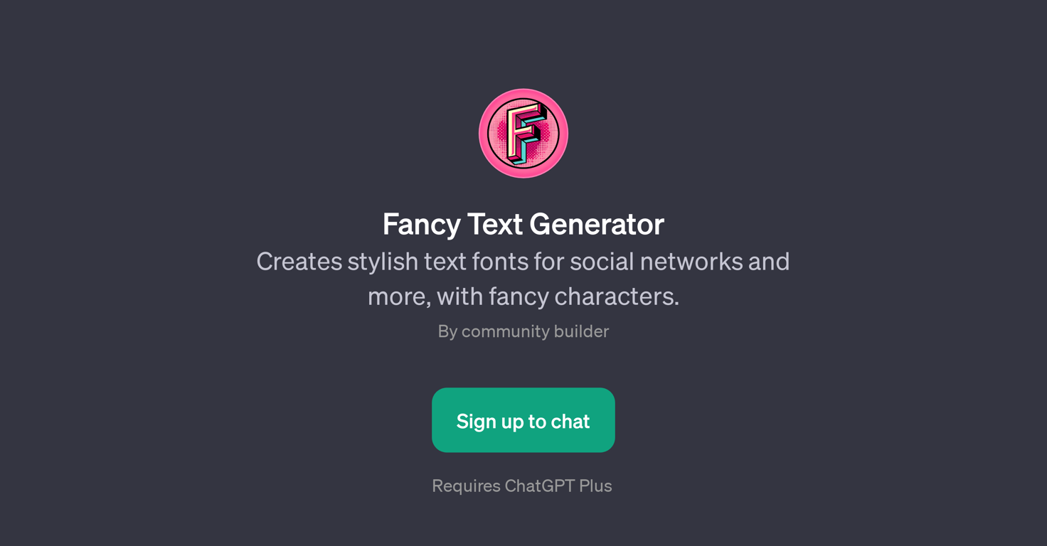 Fancy Text Generator website