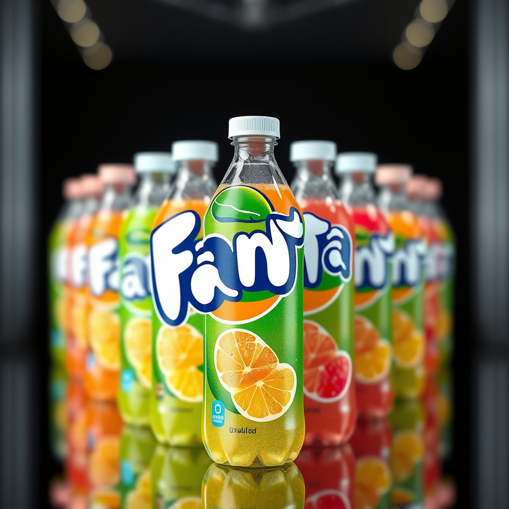 Fanta product and packaging design website