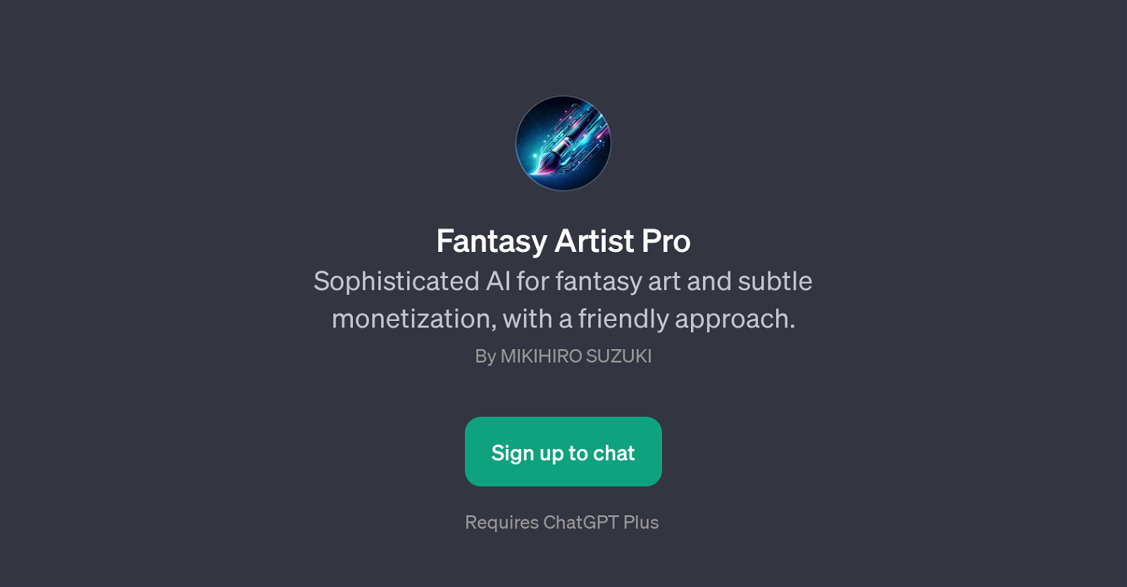 Fantasy Artist Pro website