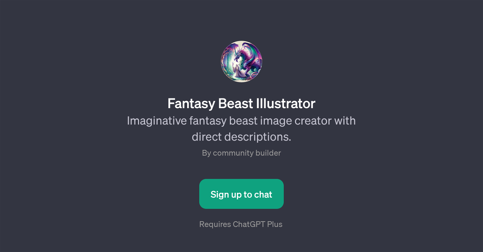 Fantasy Beast Illustrator website