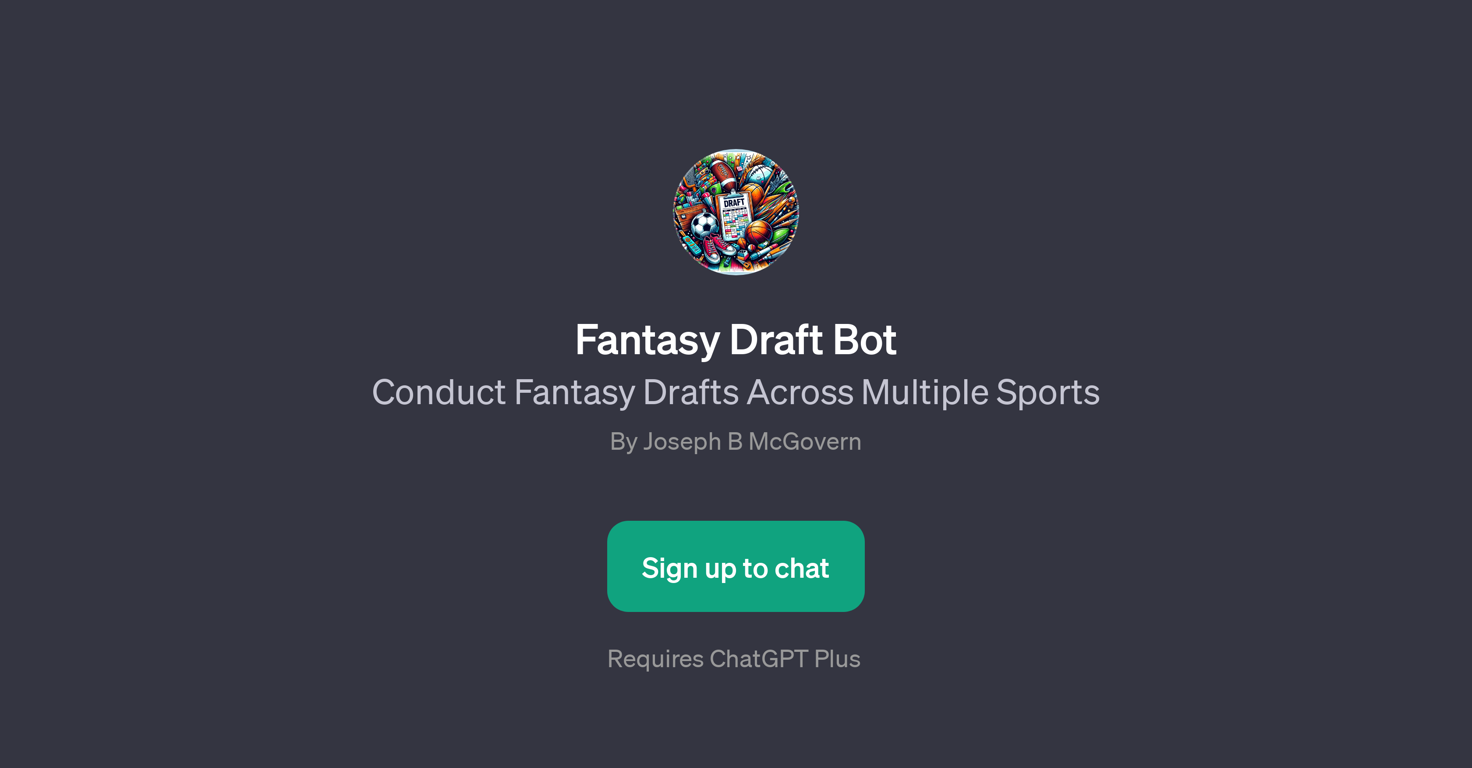 Fantasy Draft Bot website