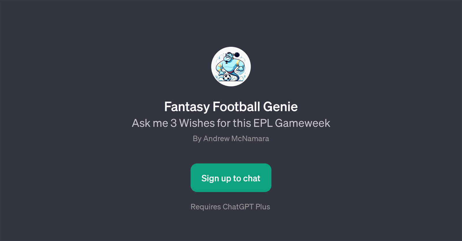 Fantasy Football Genie website