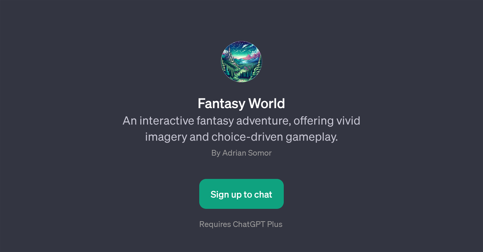 Fantasy World website