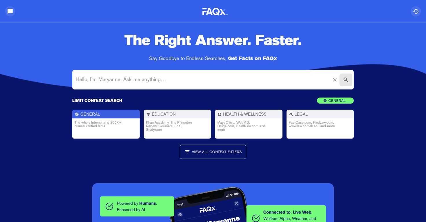 Faqx website