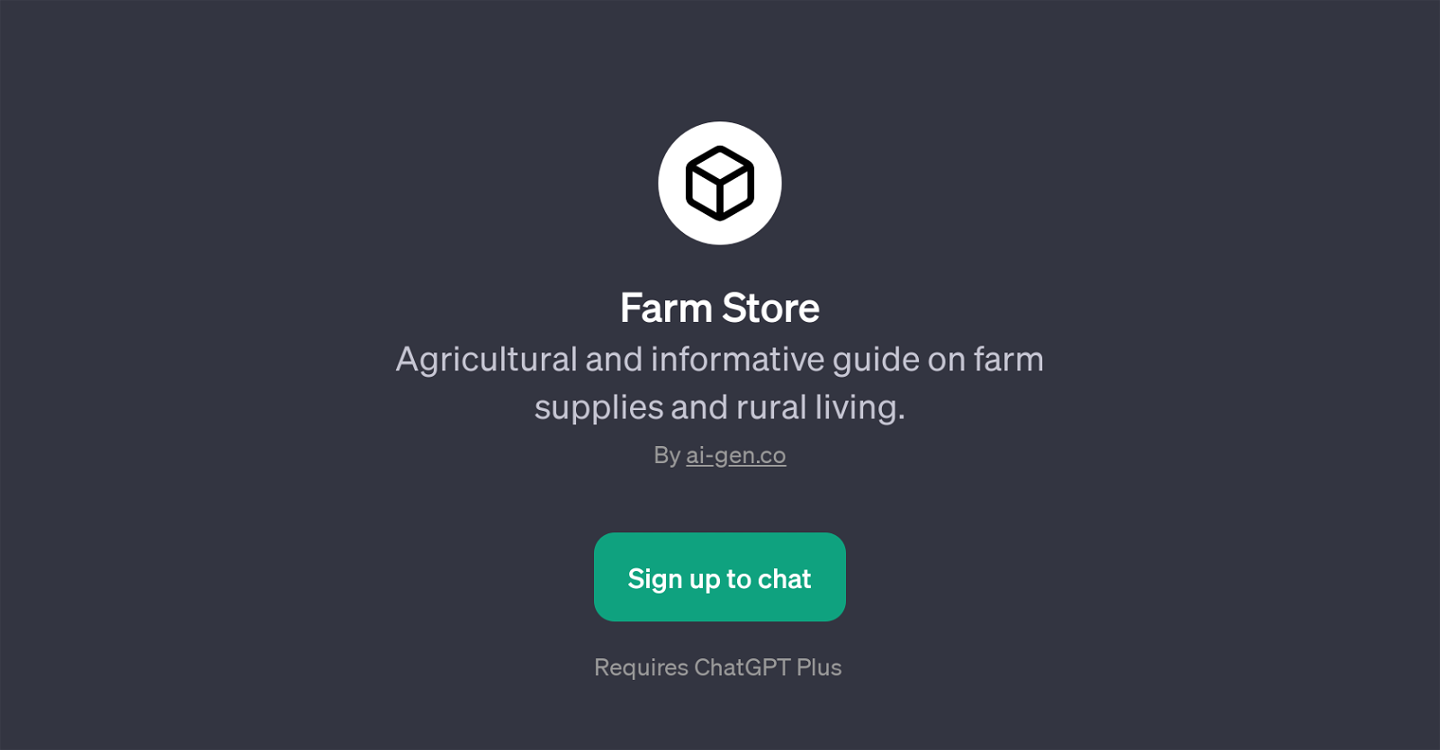Farm Store website