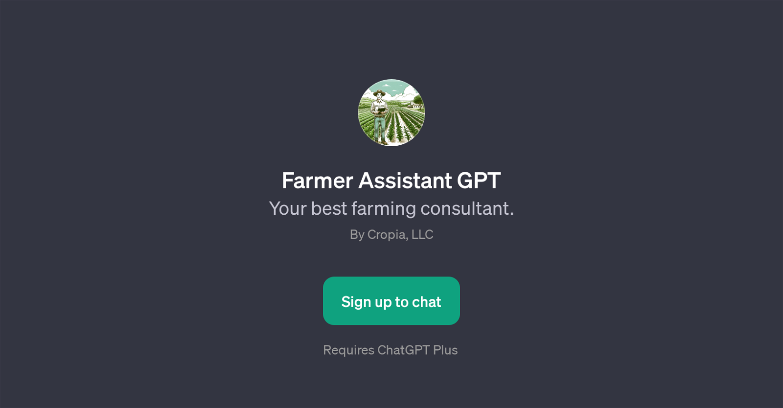 Farmer Assistant GPT website