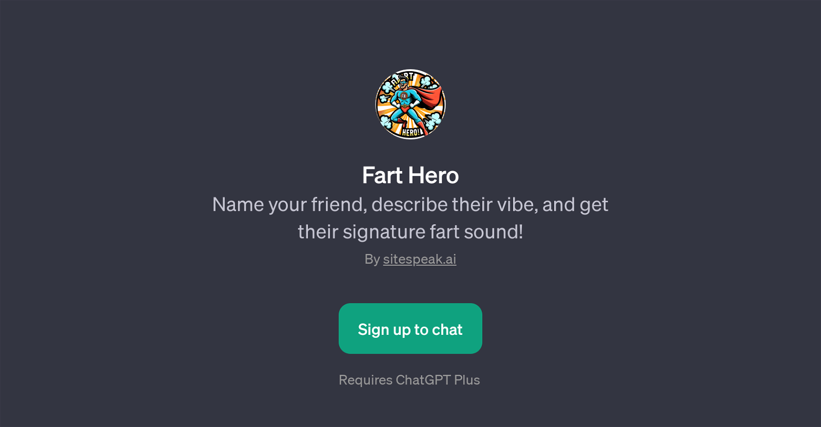 Fart Hero website