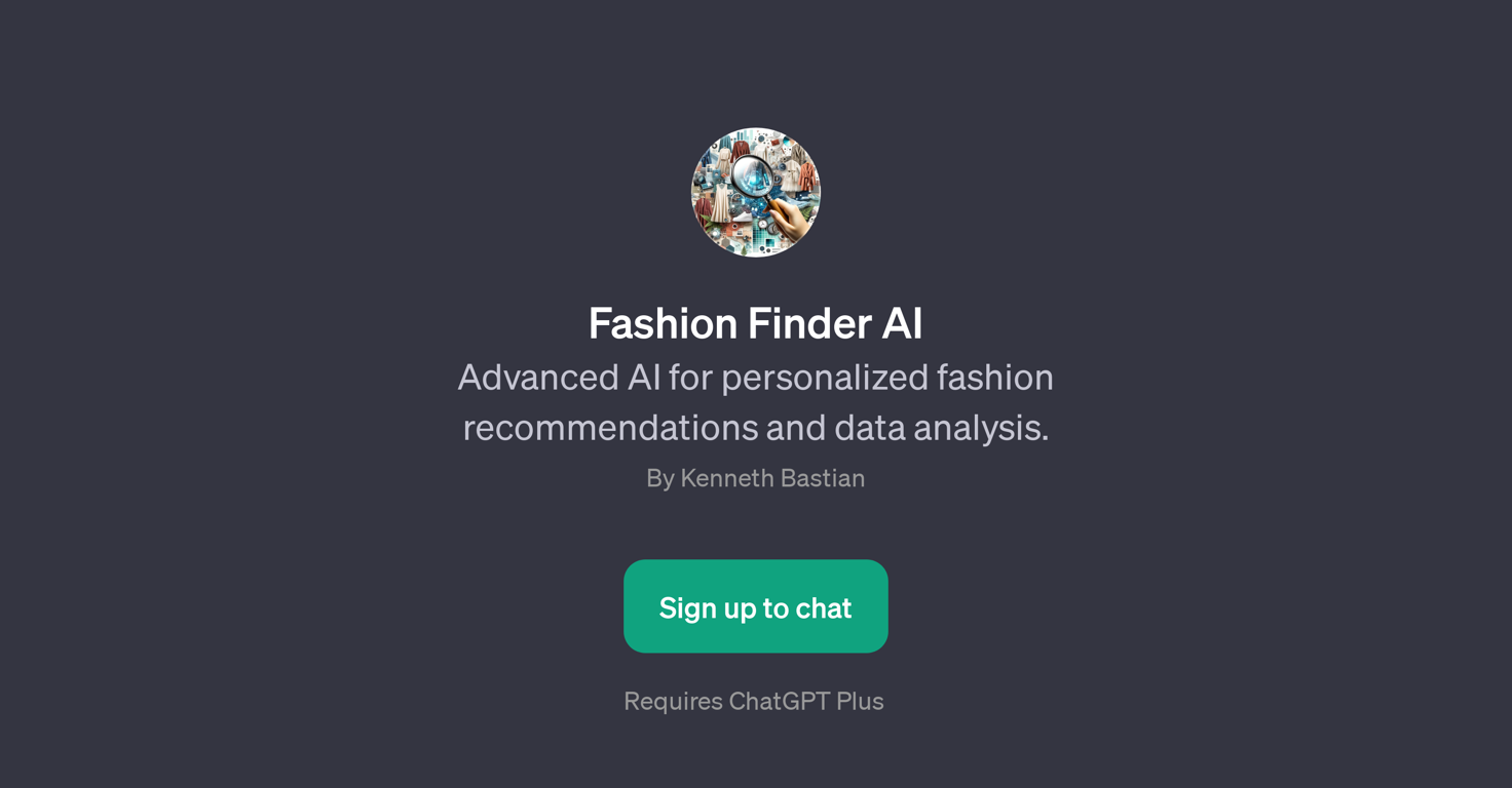 Fashion Finder AI website