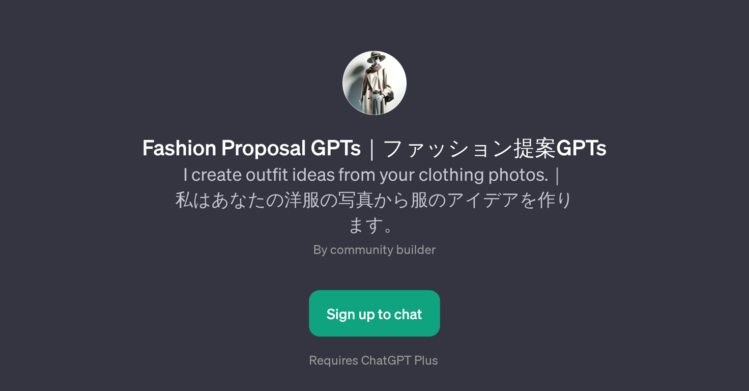 Fashion Proposal GPTs website