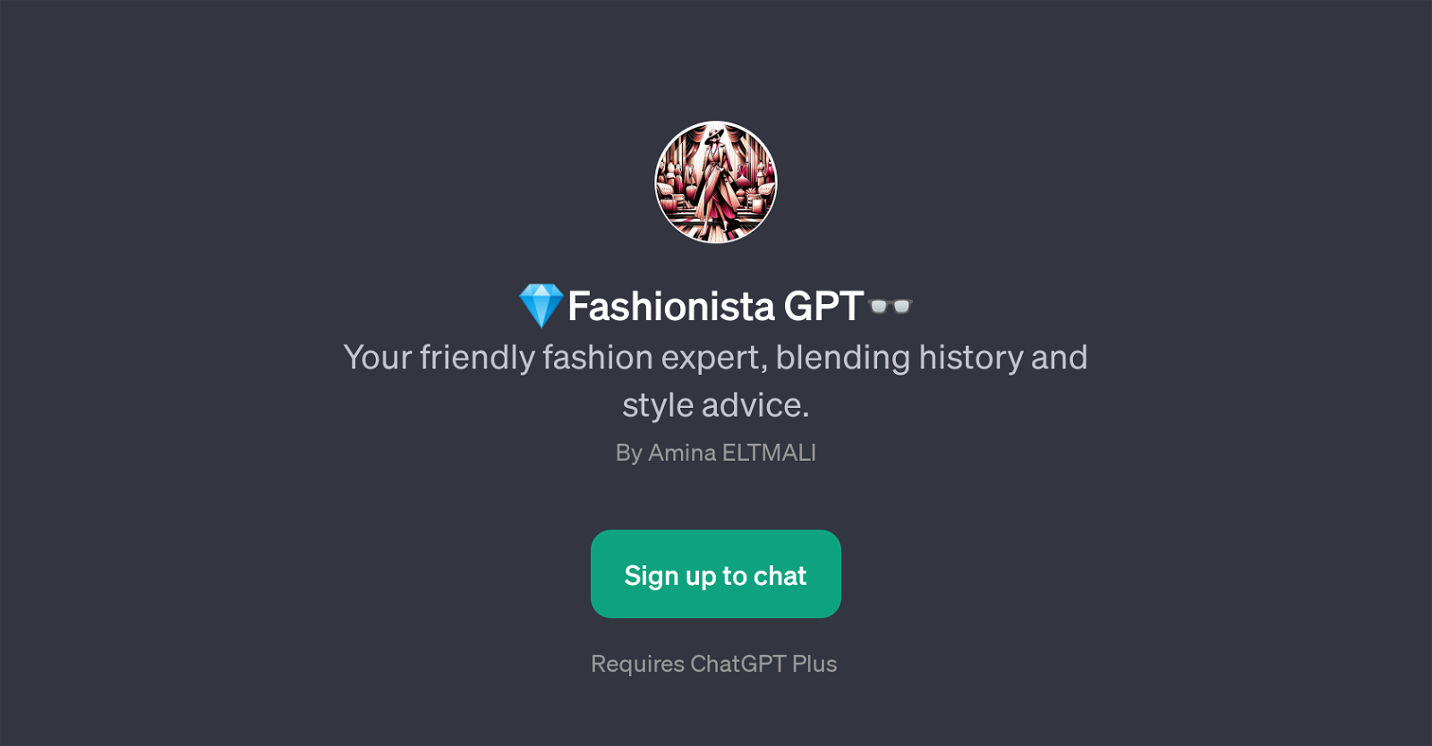 Fashionista GPT website