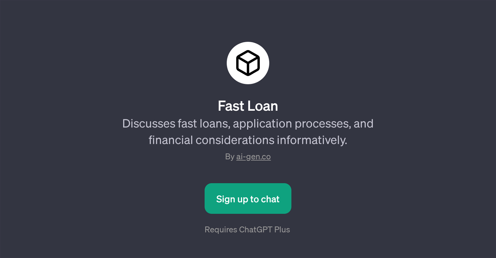 Fast Loan website