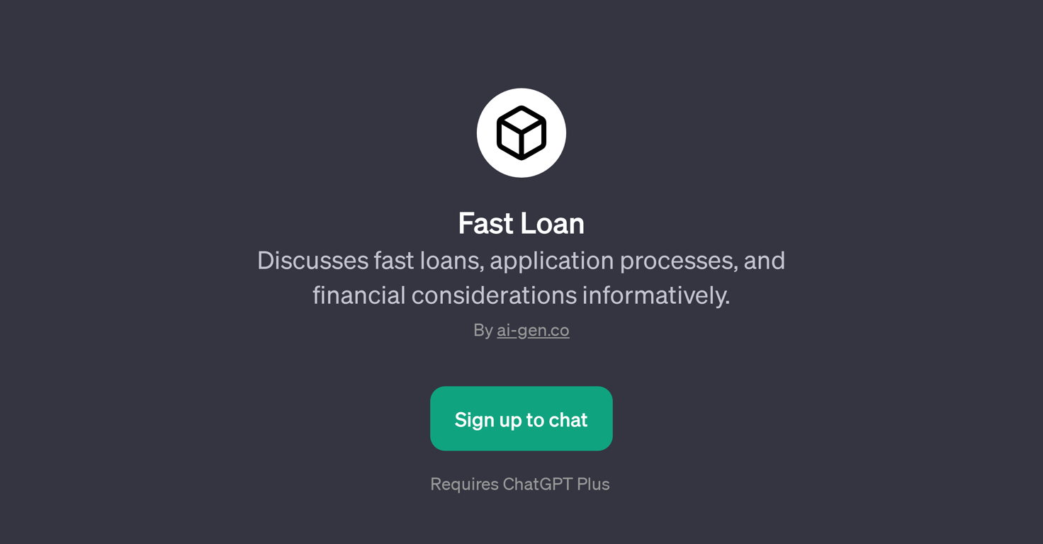 Fast Loan website
