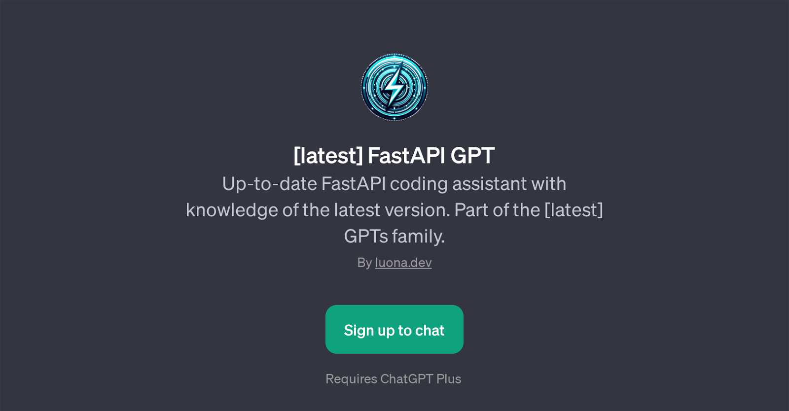 FastAPI GPT website
