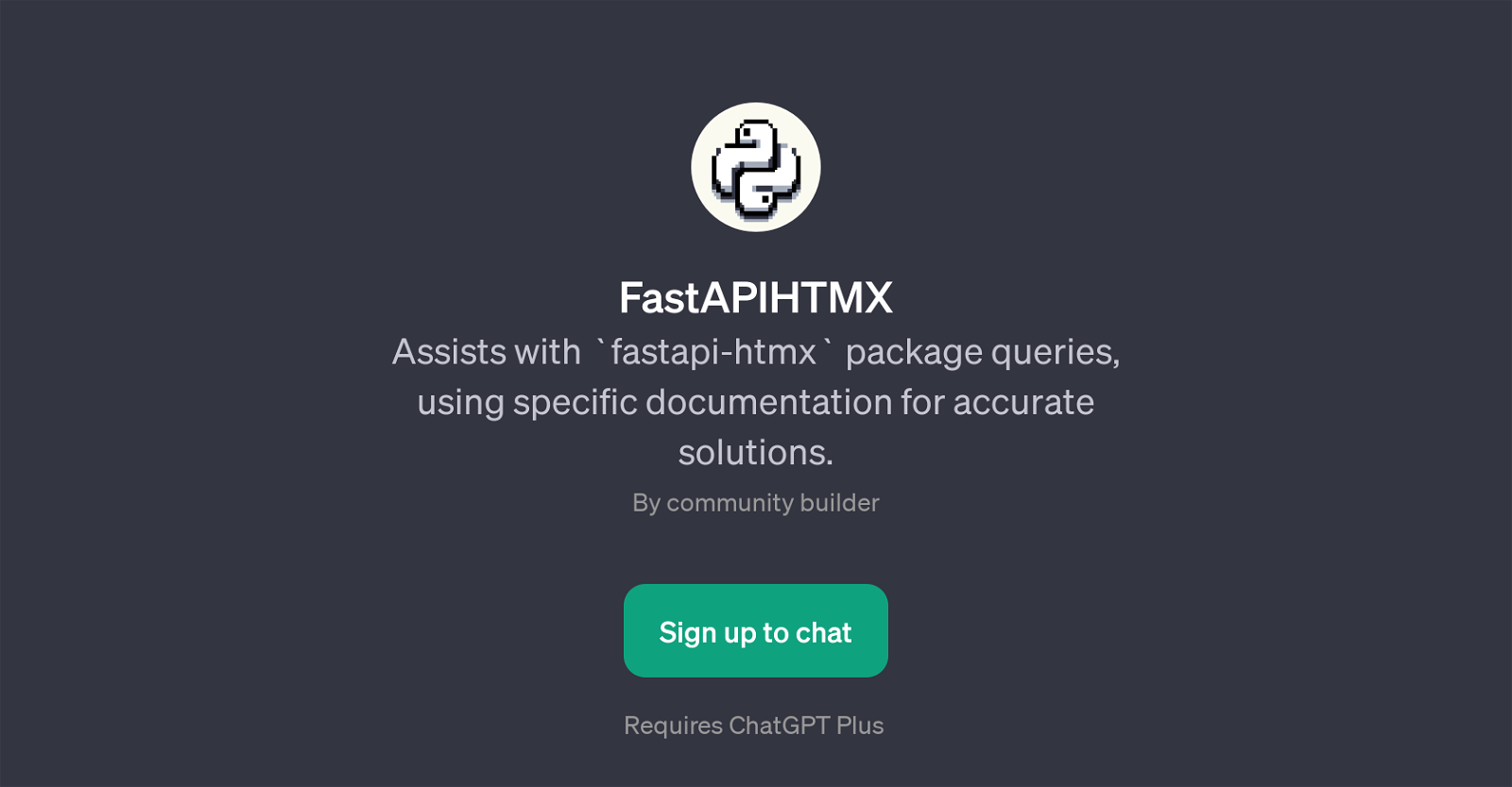 FastAPIHTMX website