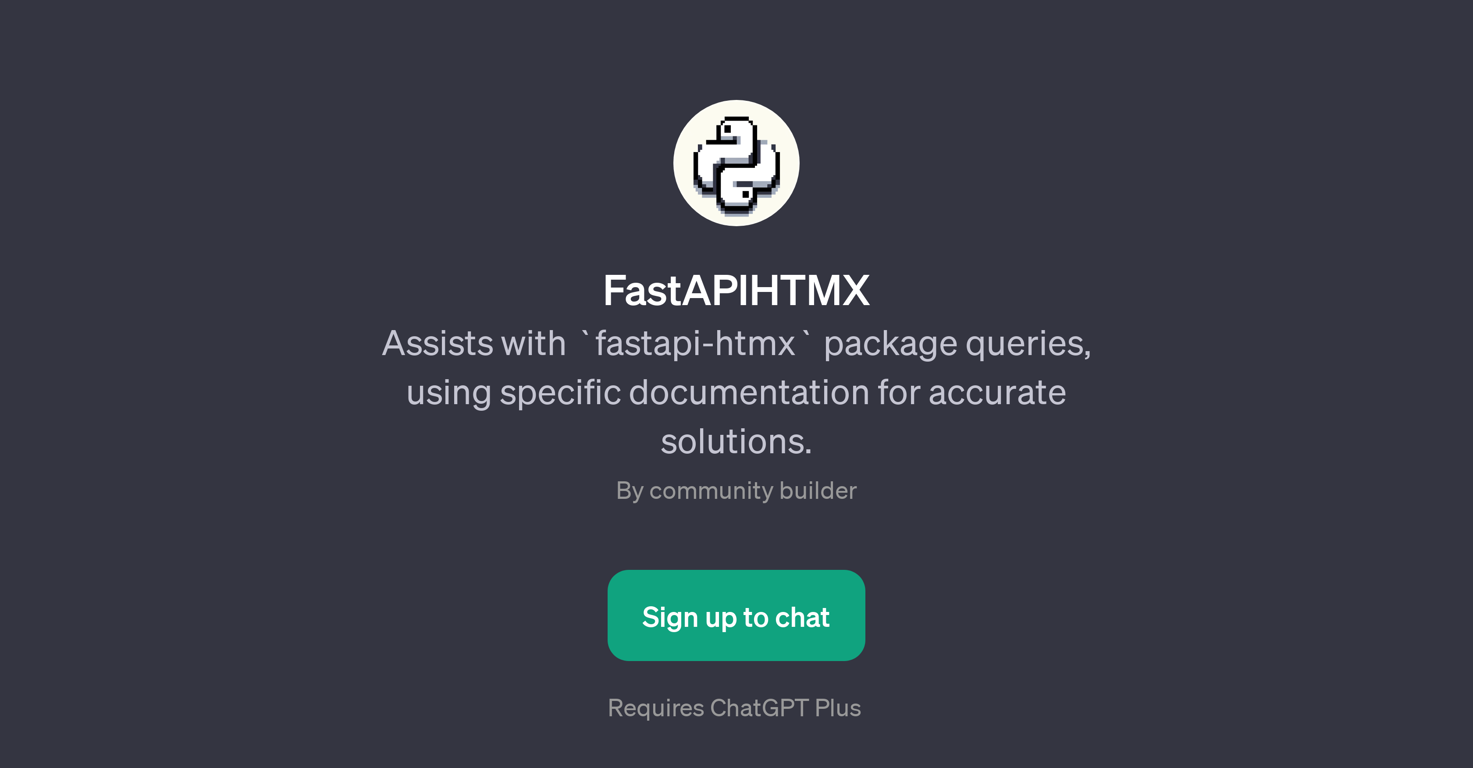 FastAPIHTMX website