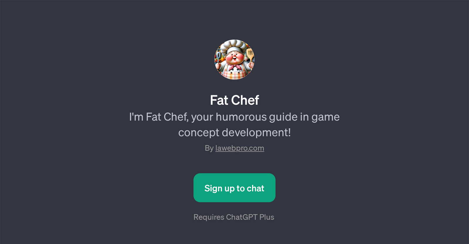Fat Chef website