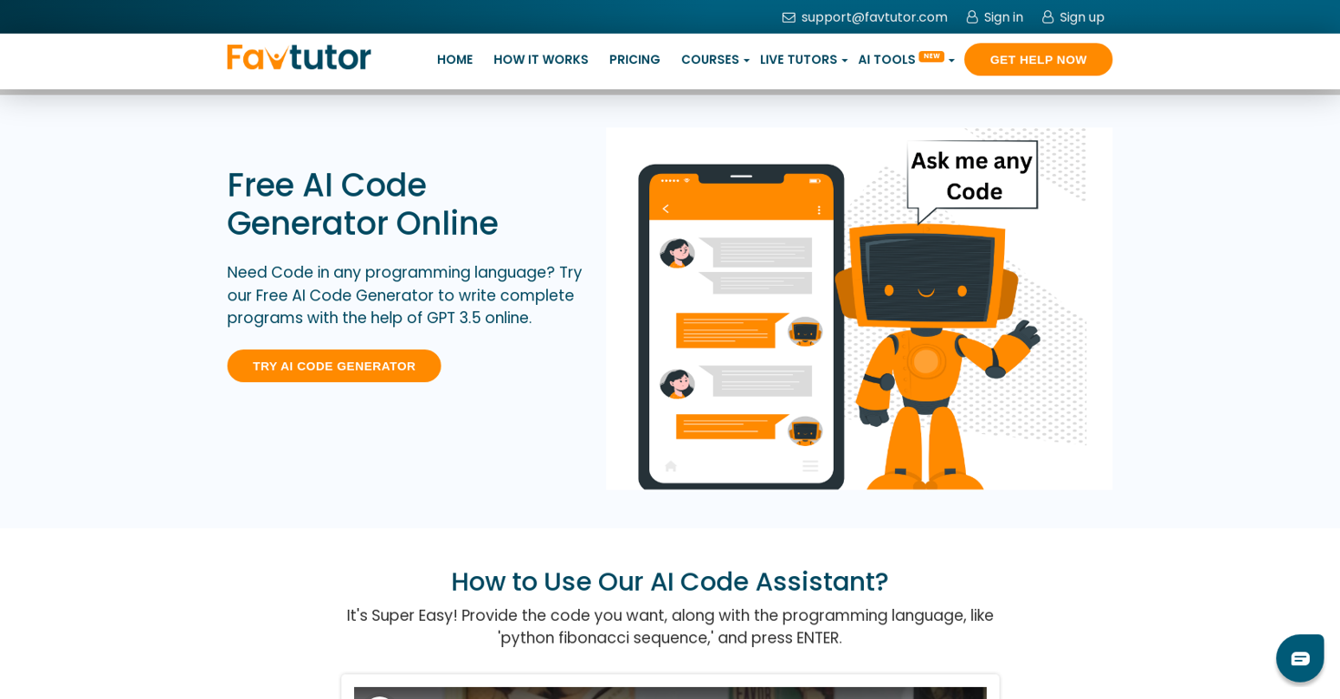 Favtutor website