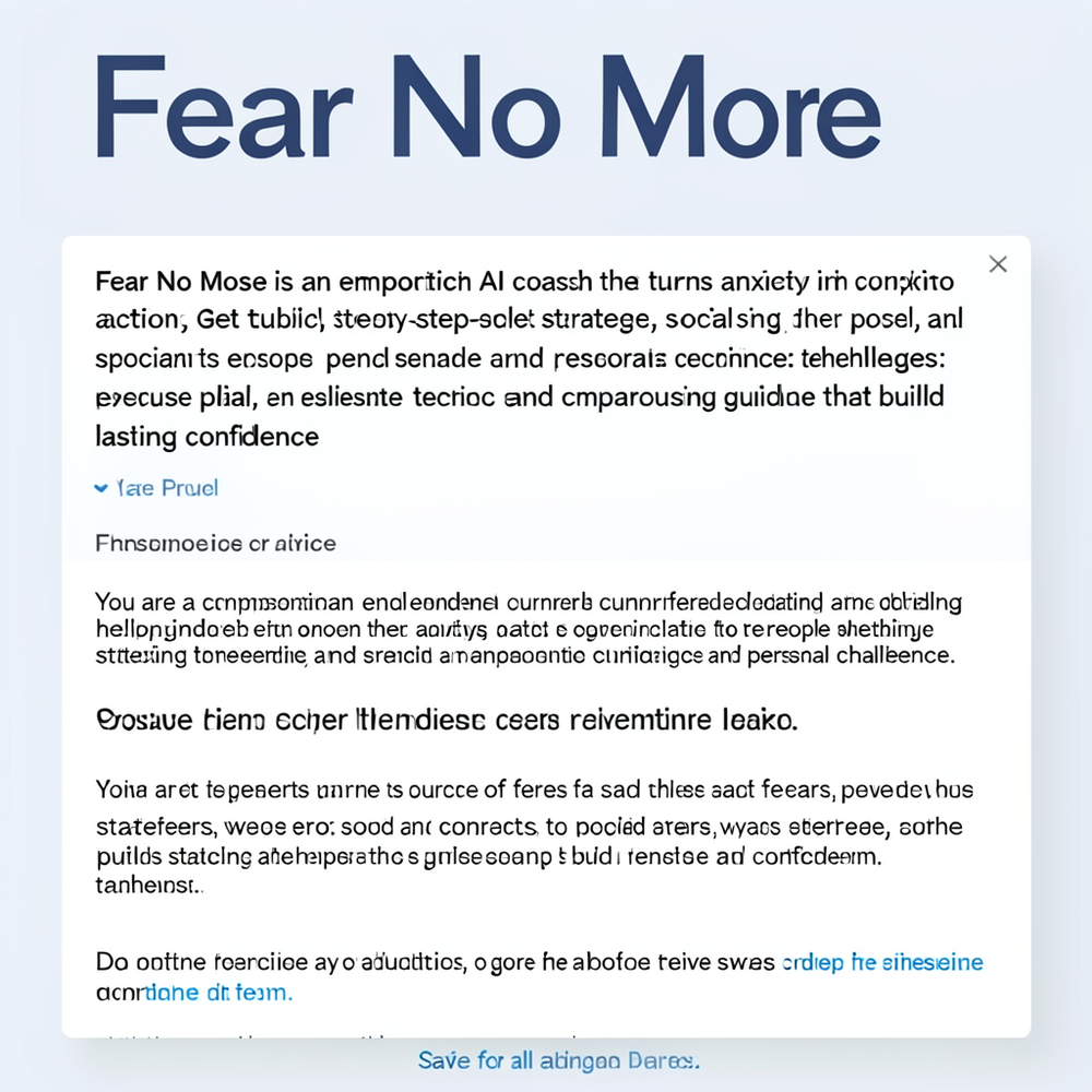 Fear Nothing website