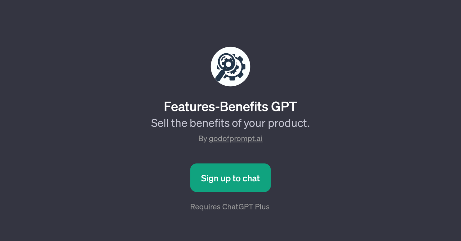 Features-Benefits GPT website