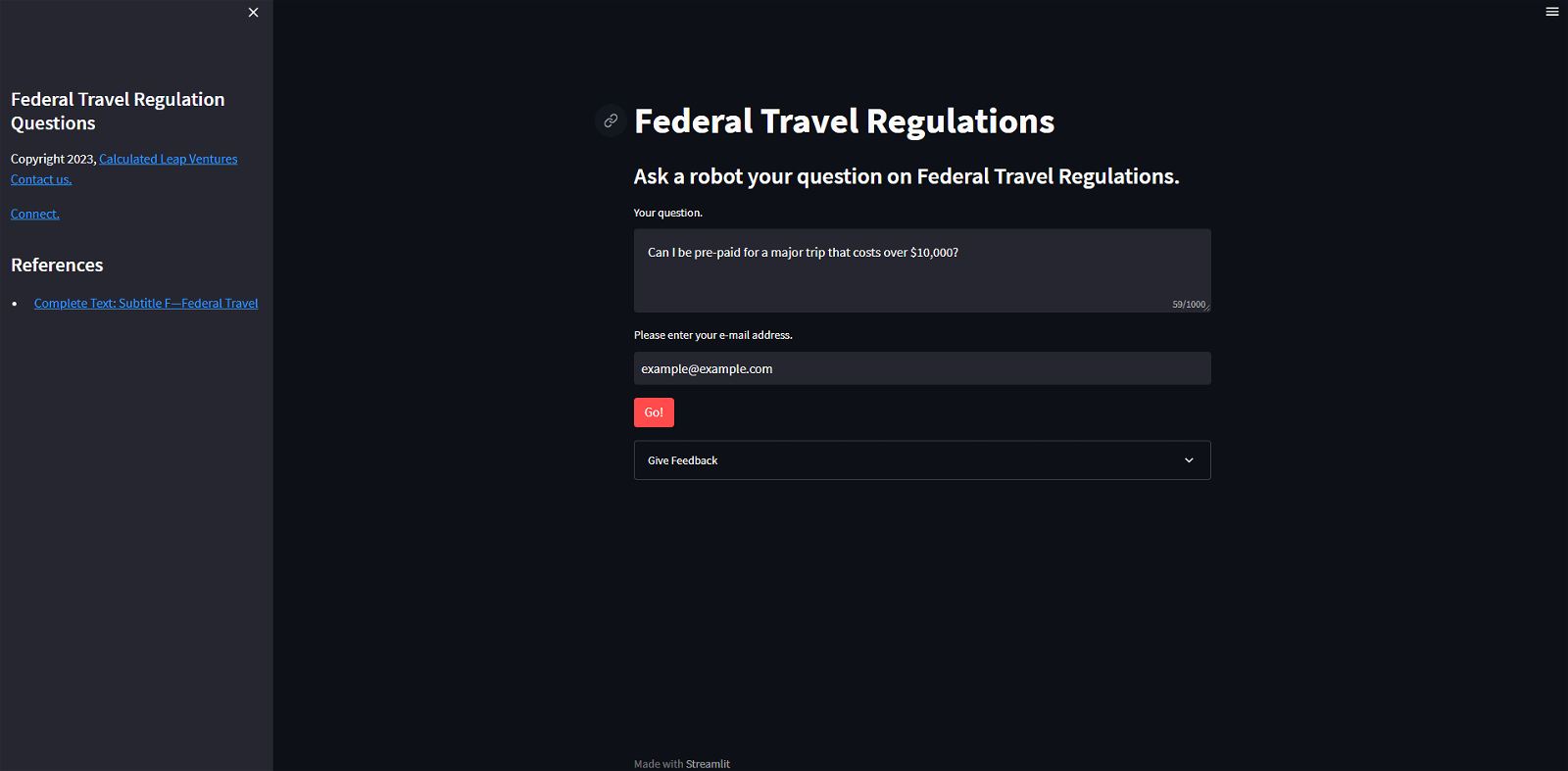 Federal Travel Regulations