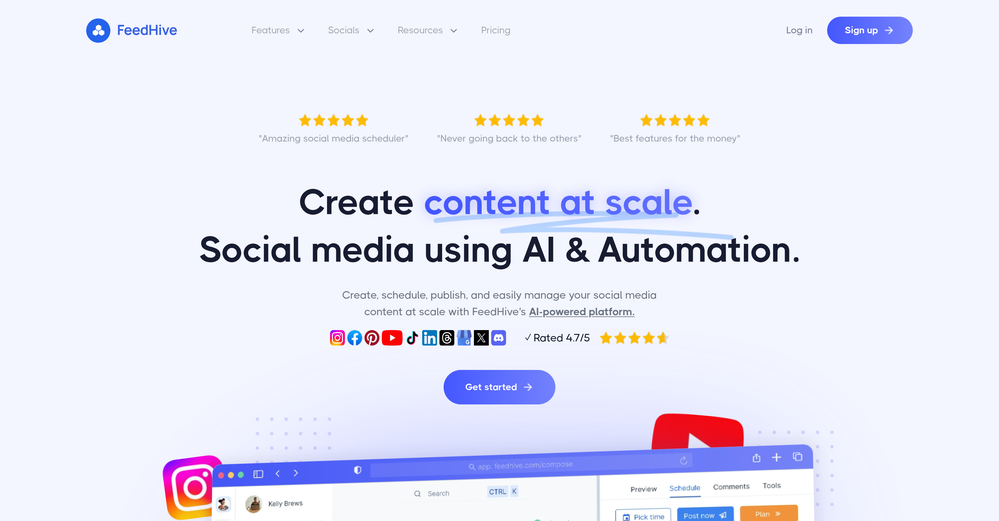 FeedHive website