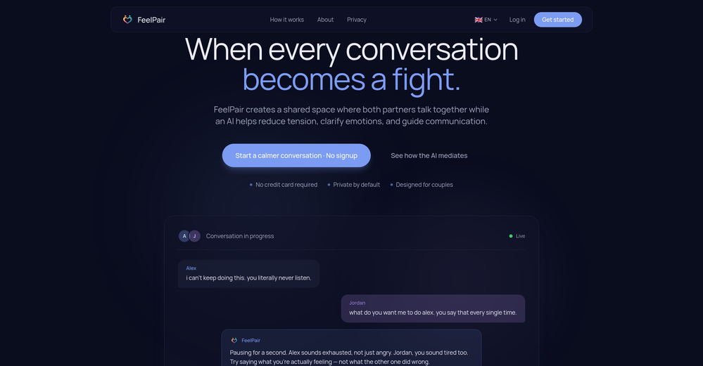 FeelPair website