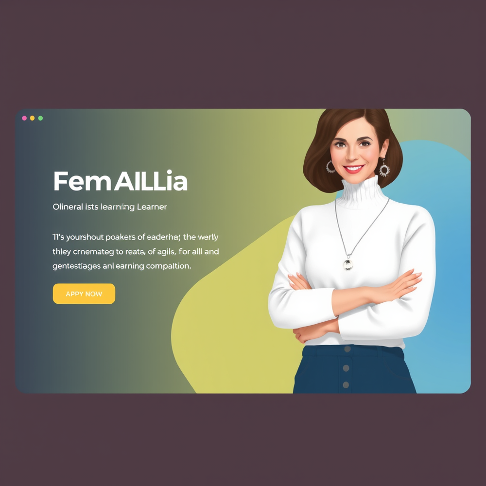 FemAILia AI Learning Companion website