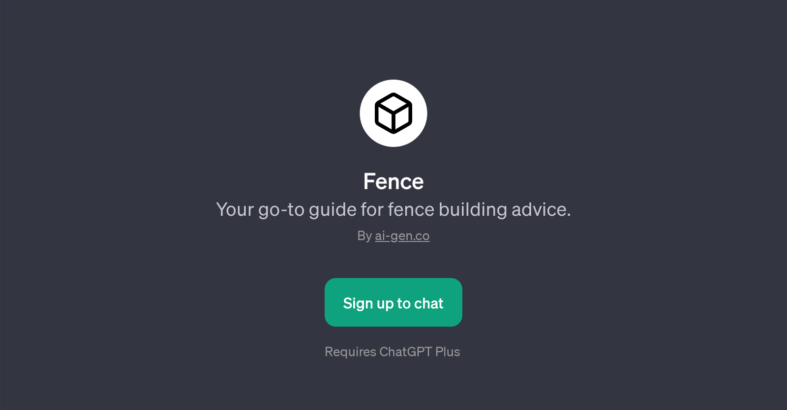 Fence website