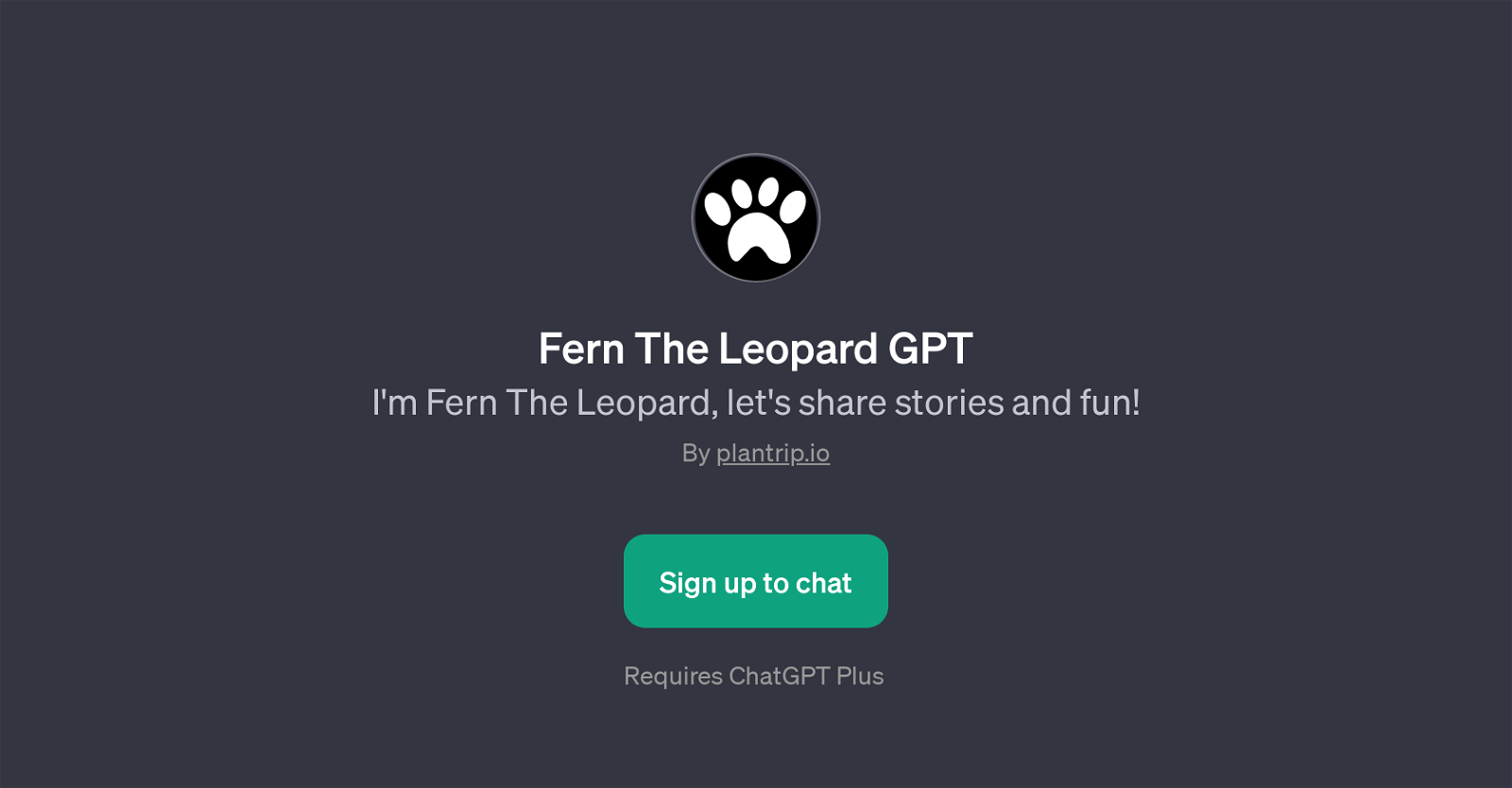 Fern The Leopard GPT website
