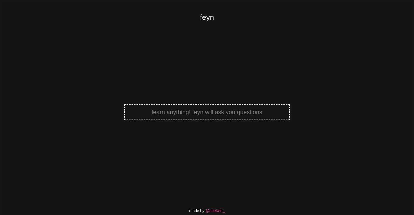 Feyn website