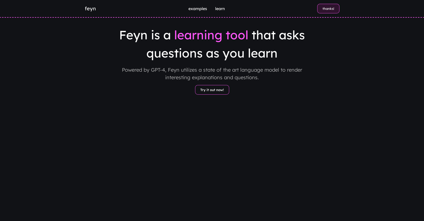 Feyn website