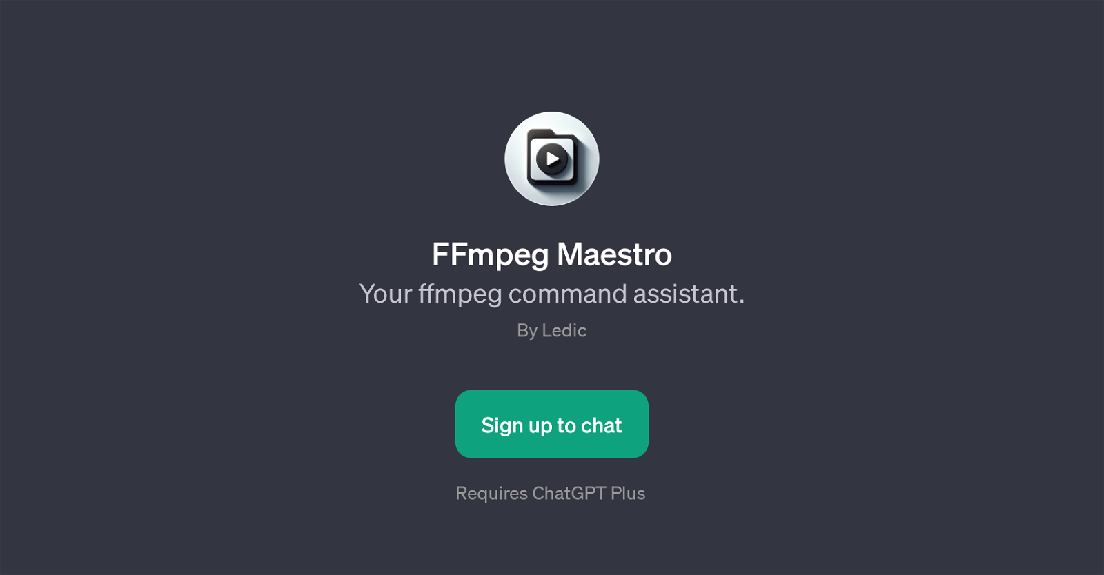 FFmpeg Maestro website