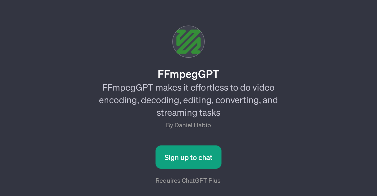FFmpegGPT website