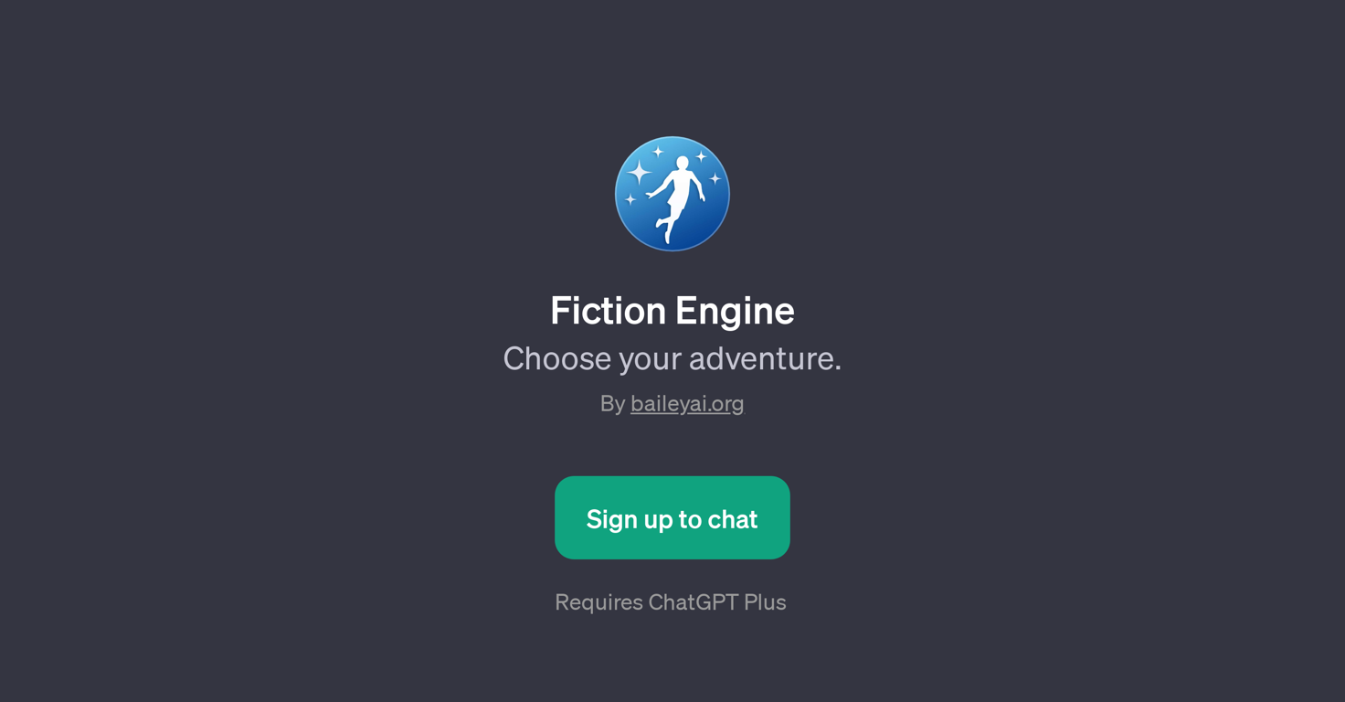 Fiction Engine website