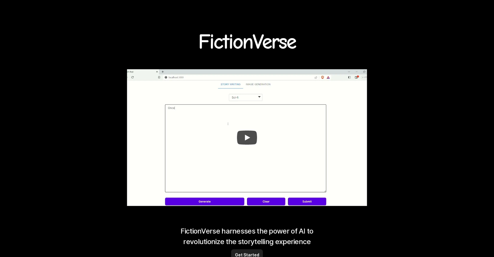 Fictionverse website