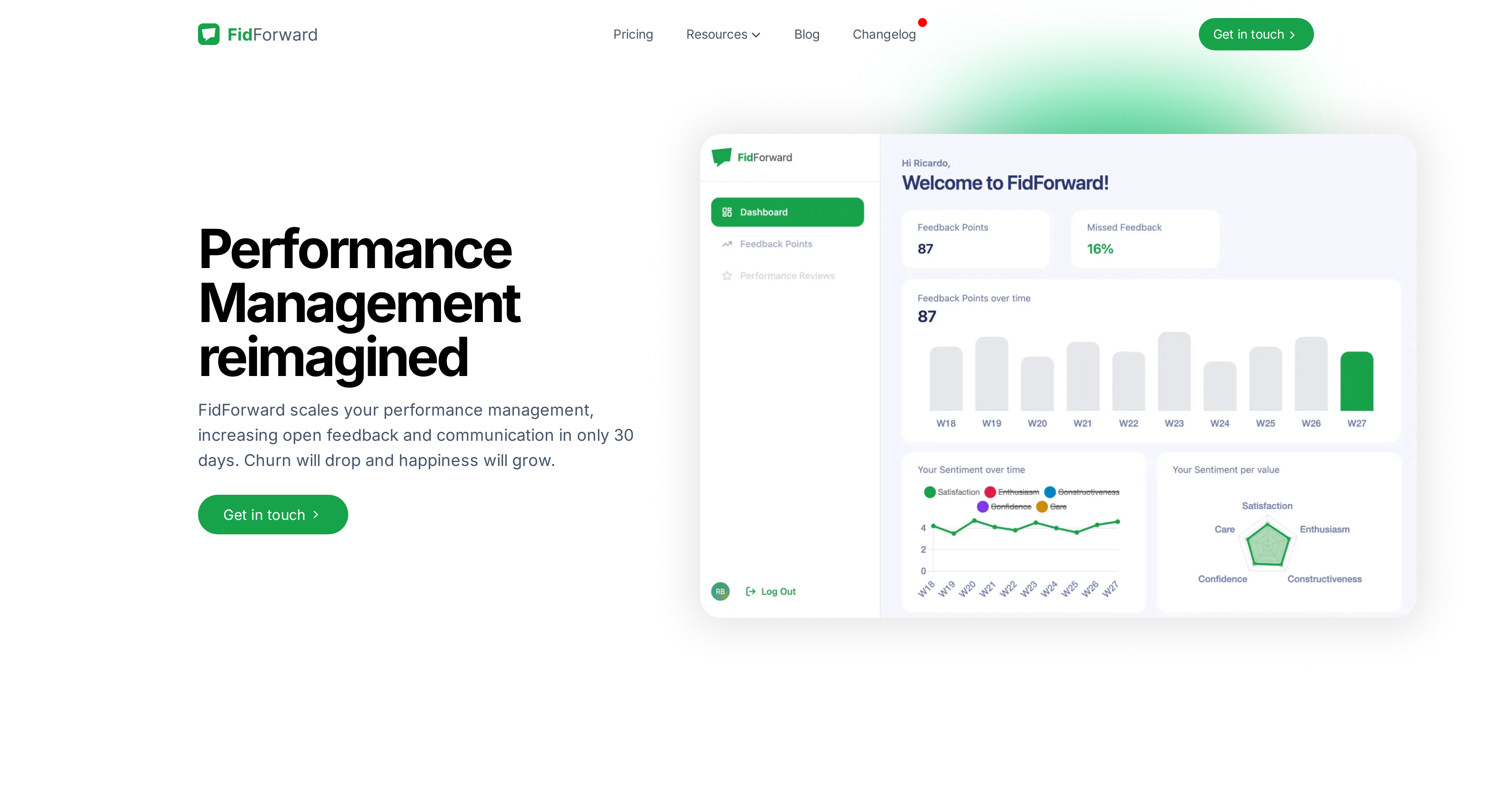 FidForward screenshot