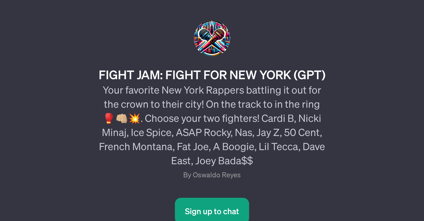 FIGHT JAM: FIGHT FOR NEW YORK (GPT) website