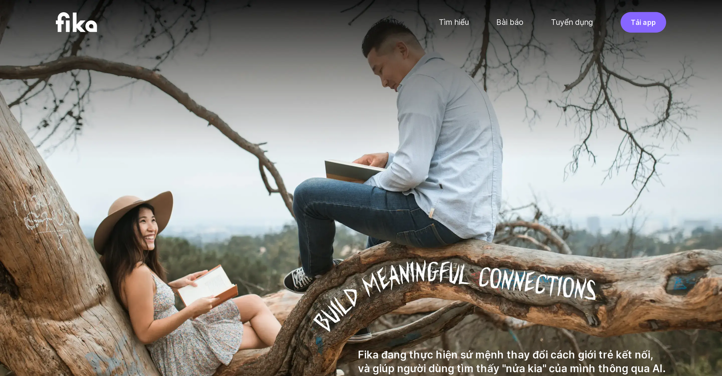 Fika Connects website