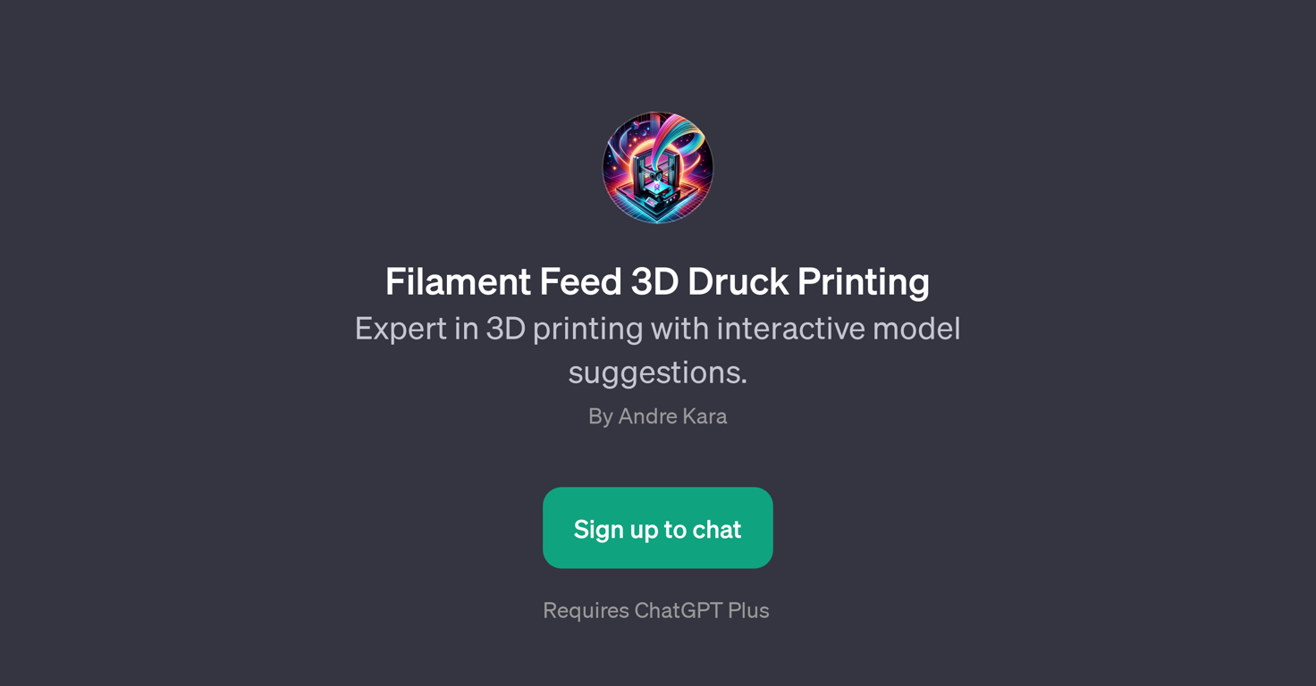 Filament Feed 3D Druck Printing website