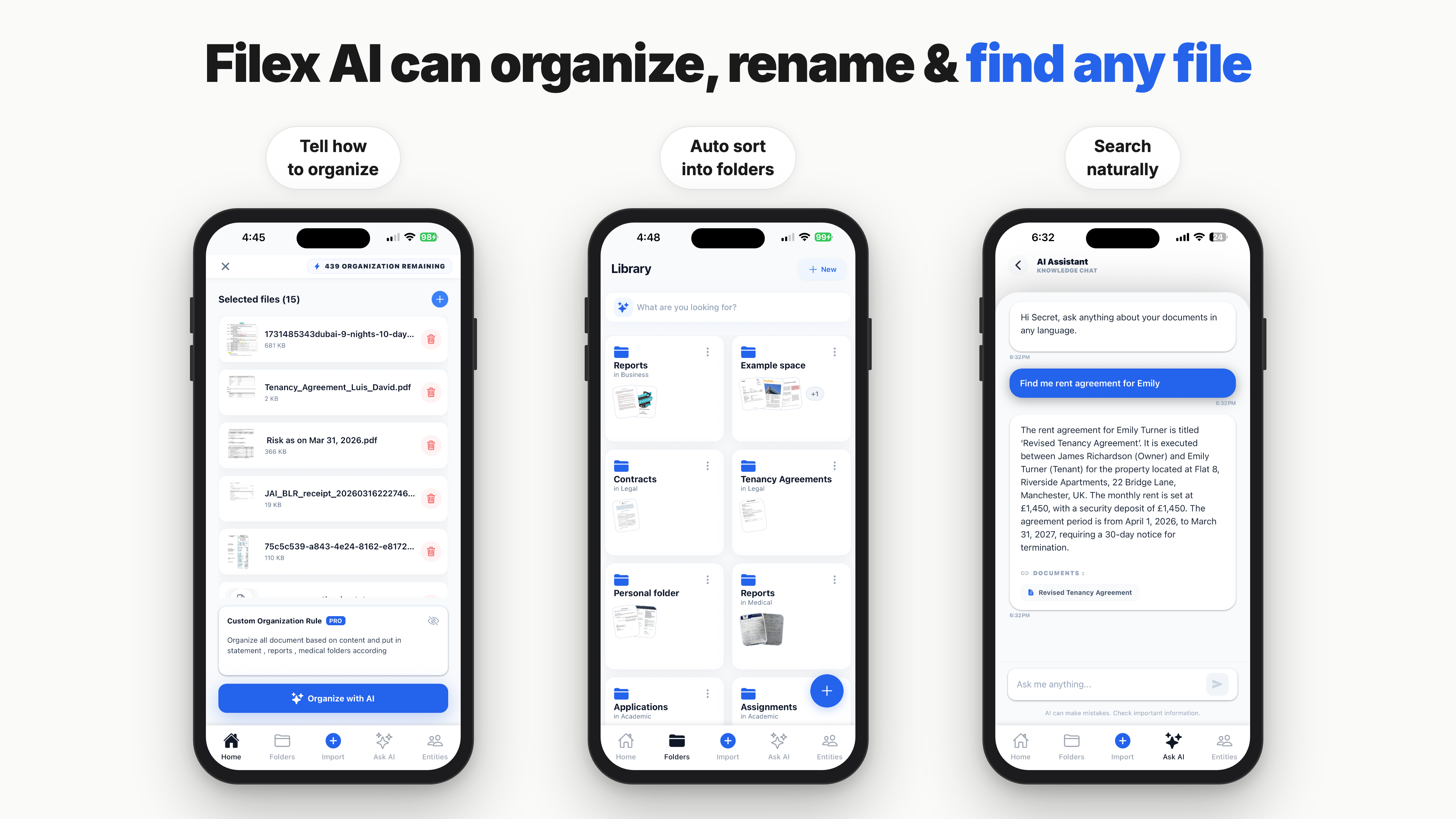 Filex AI screenshot 1 Filex AI screenshot 1