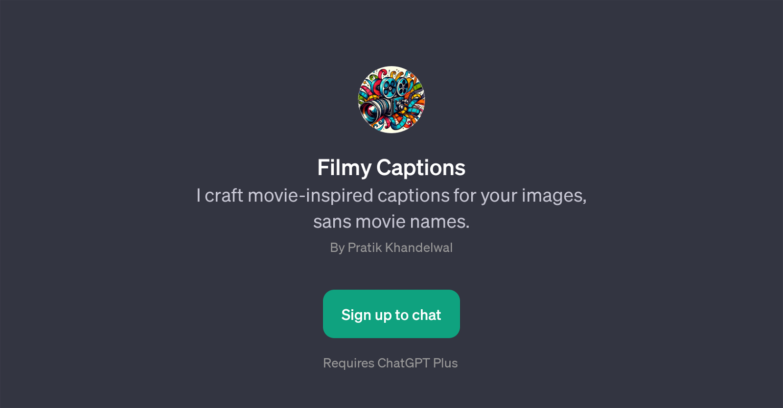 Filmy Captions website