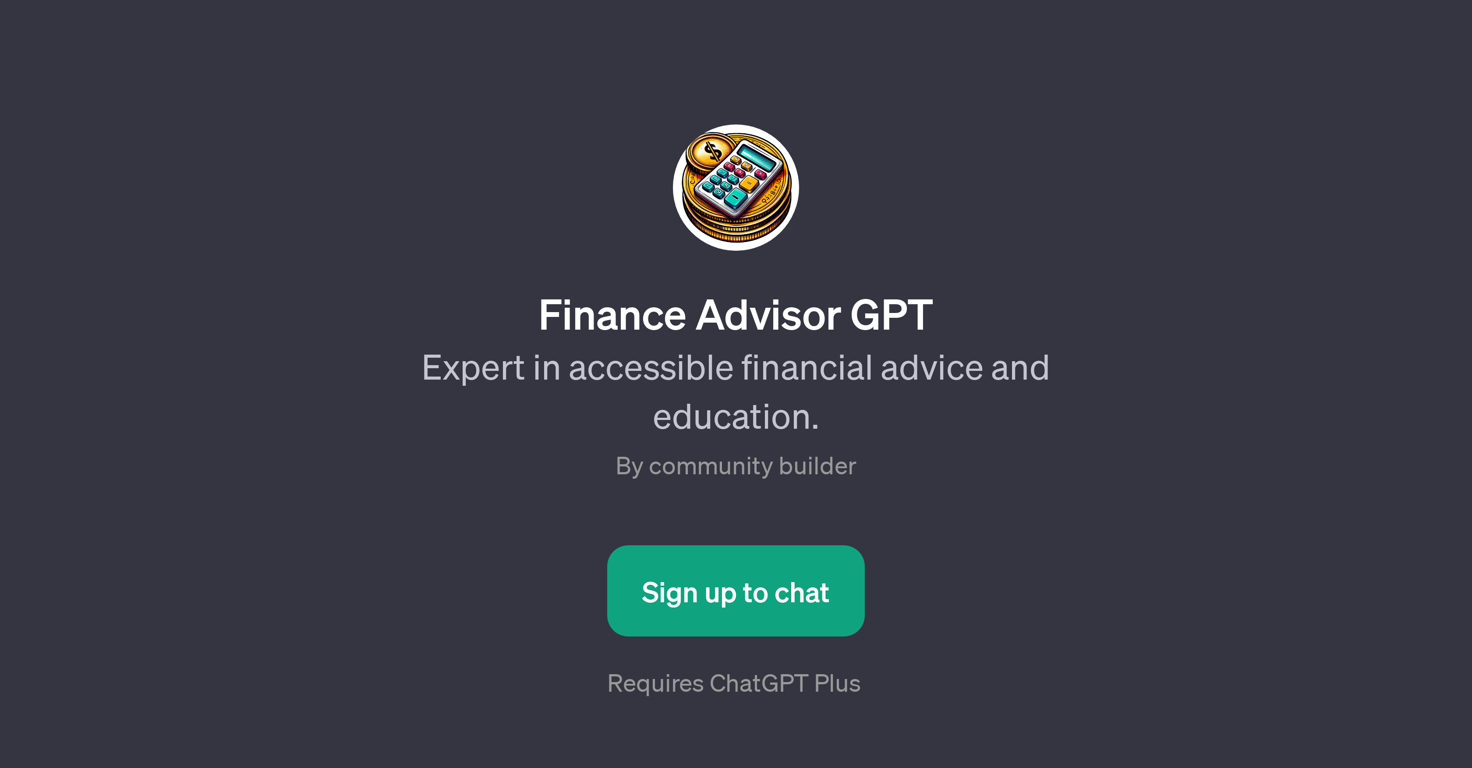 Finance Advisor GPT website