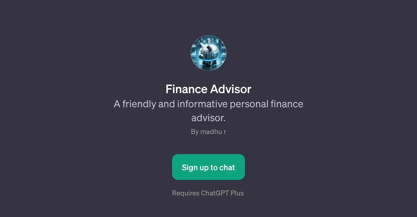 Finance Advisor website