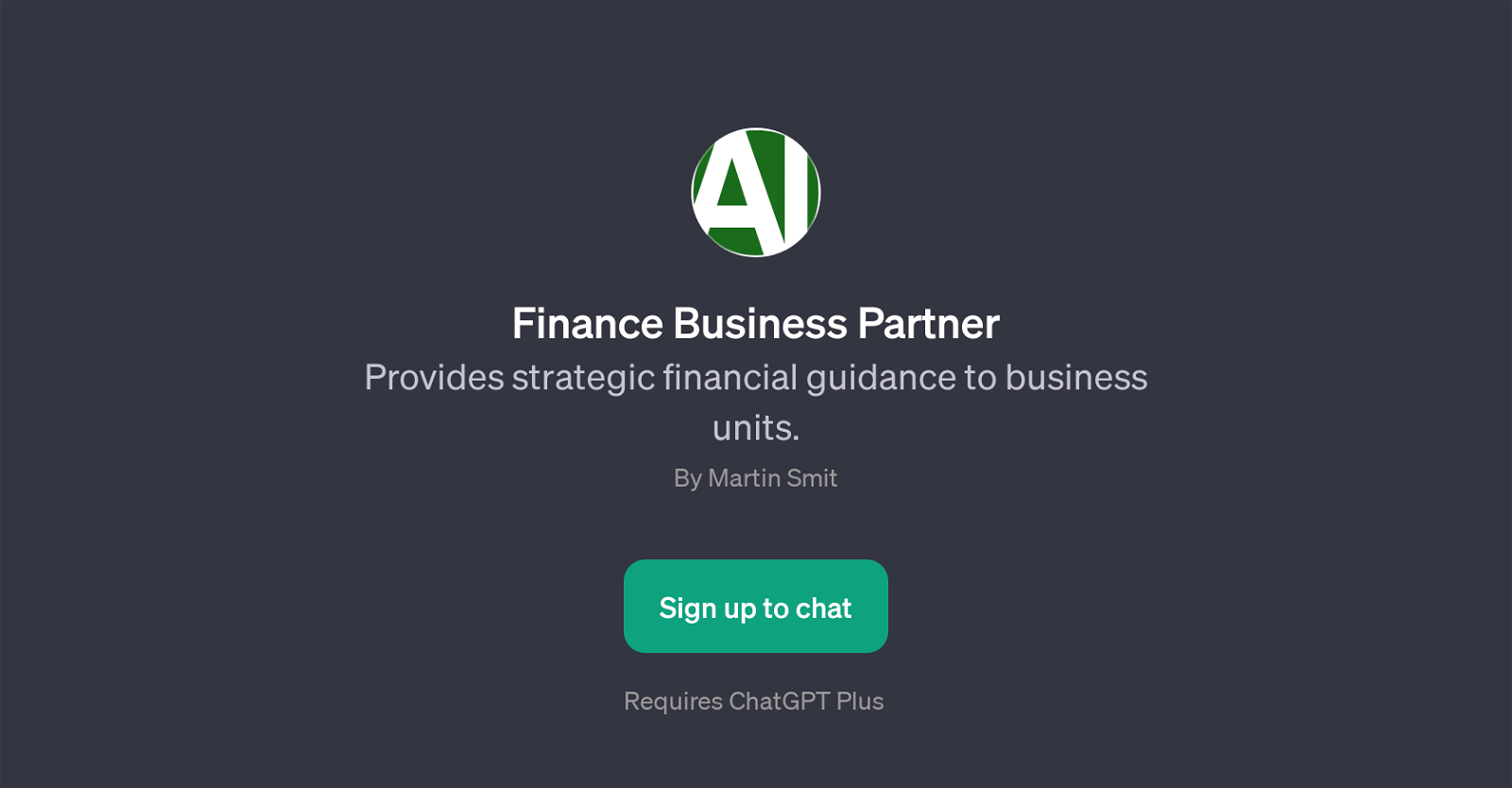 Finance Business Partner website