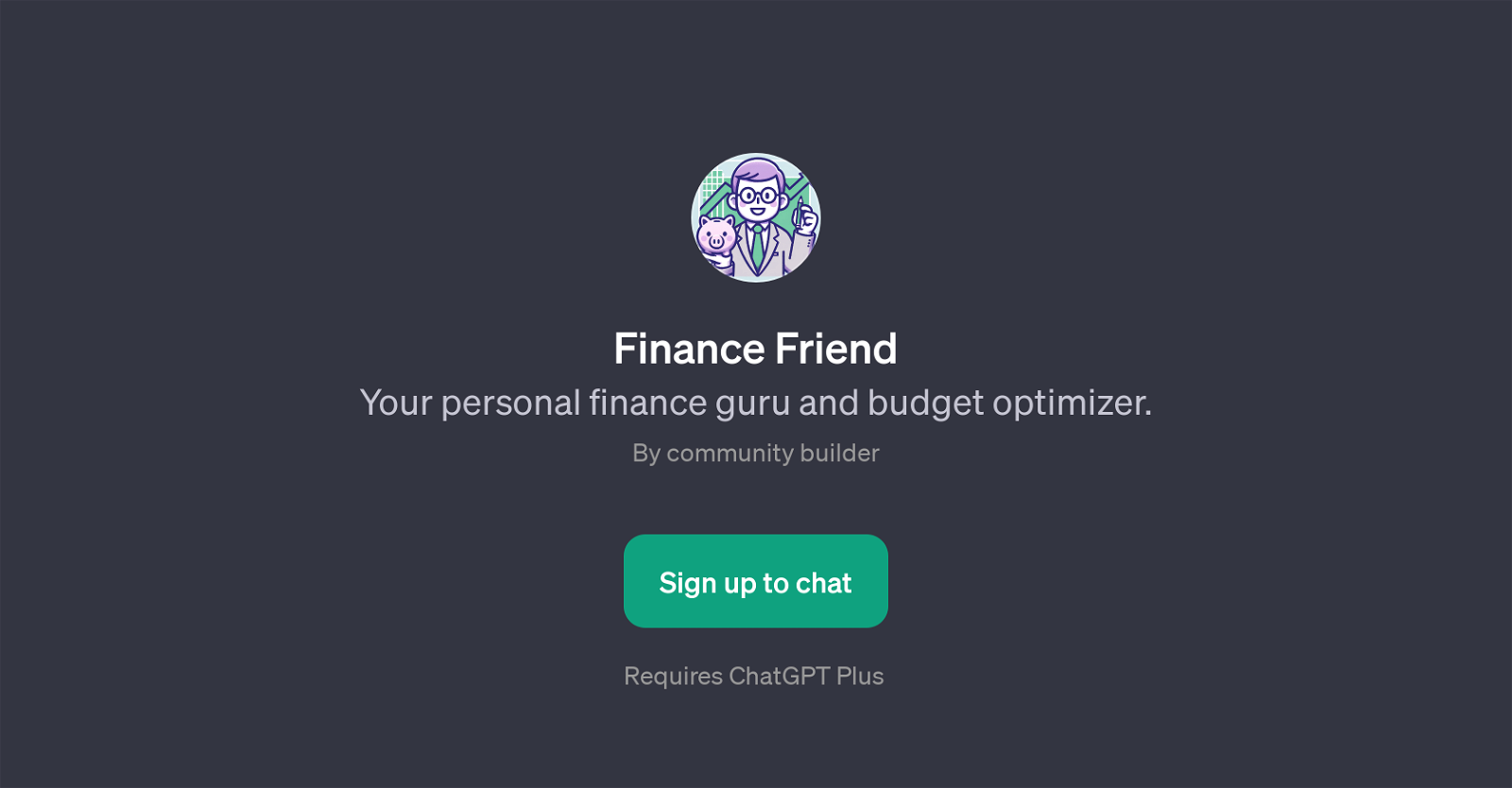 Finance, Friend website