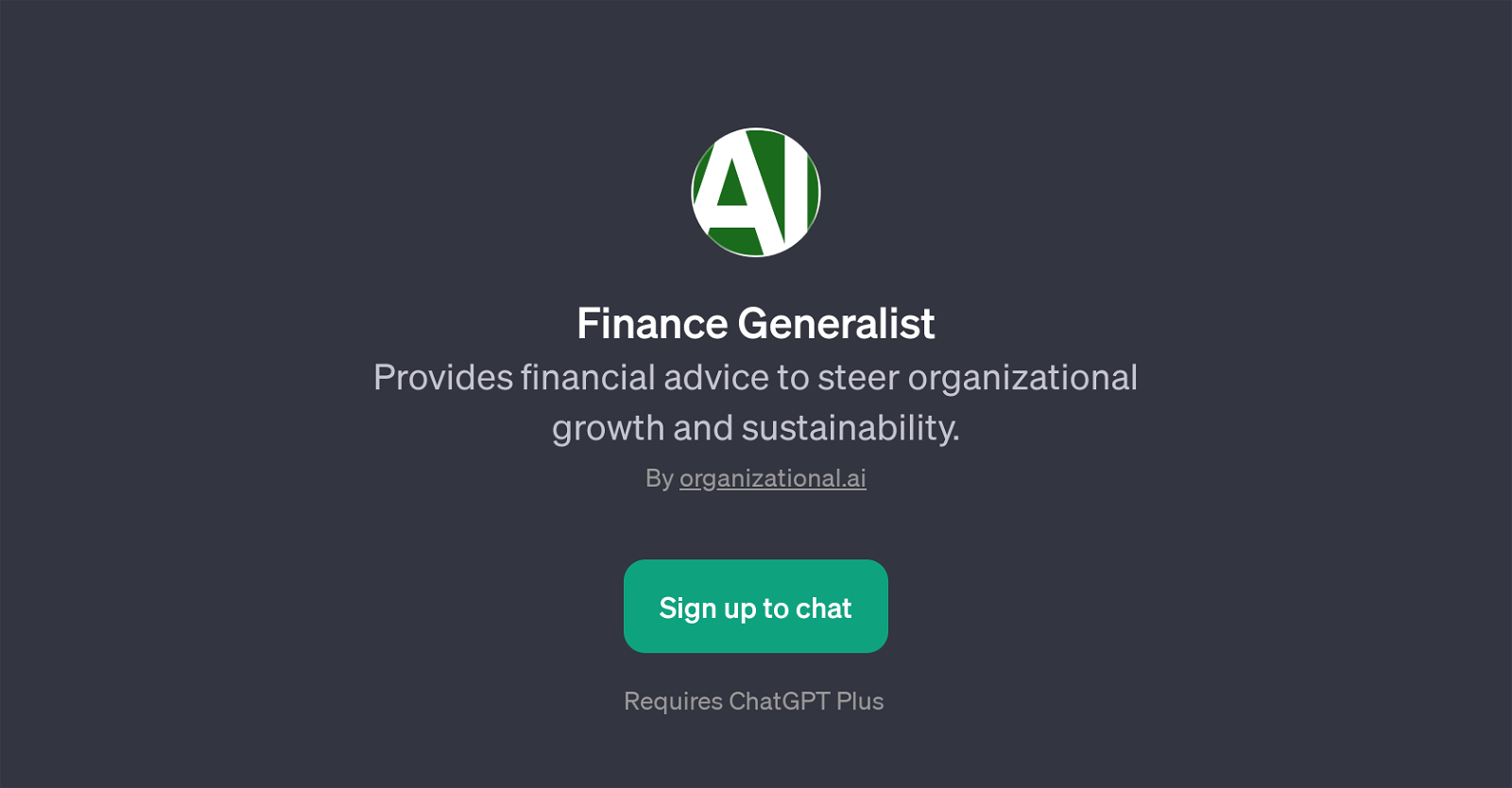 Finance Generalist website